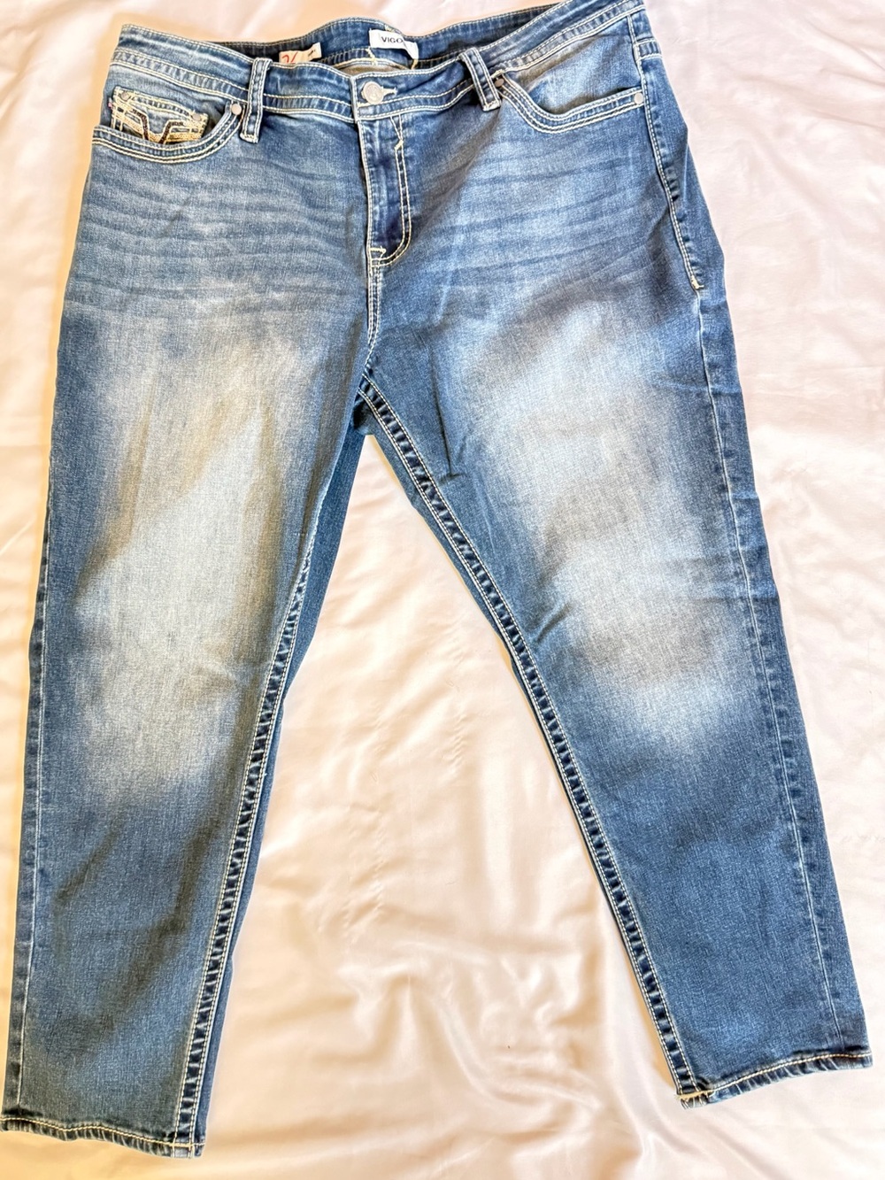 Vigoss Women’s Skinny Jeans in Light Blue Wash